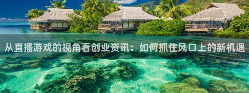 极悦娱乐娱乐：从直播游戏的视角看创业资讯：如何抓住风口上的新
